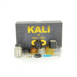 Atomizzatore QP Design Kali V2 RDA+RSA Brass Edition Master Kit
