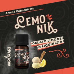 Aroma 10ml Vaporart Lemo Nik Premium Blend - Gelato Limone & Liquirizia