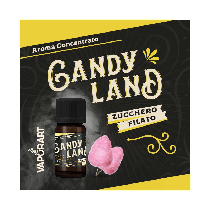 Aroma 10ml Vaporart Candy Land Premium Blend - Zucchero Filato