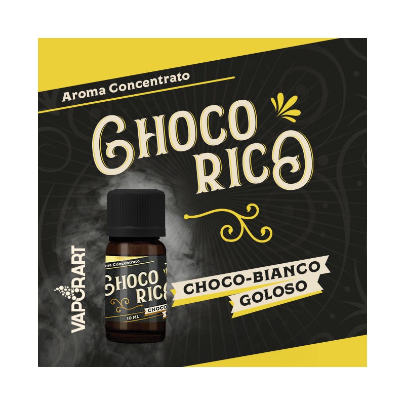 Aroma 10ml Vaporart Choco Rico Premium Blend - Choco-Bianco Goloso