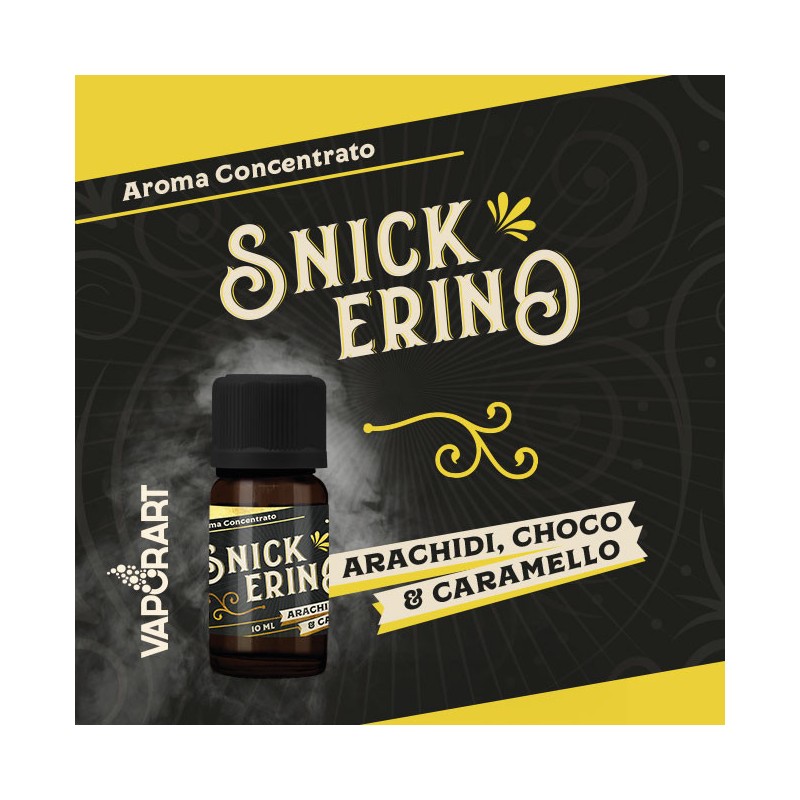 Aroma 10ml Vaporart Snickerino Premium Blend - Arachidi Choco e Caramello