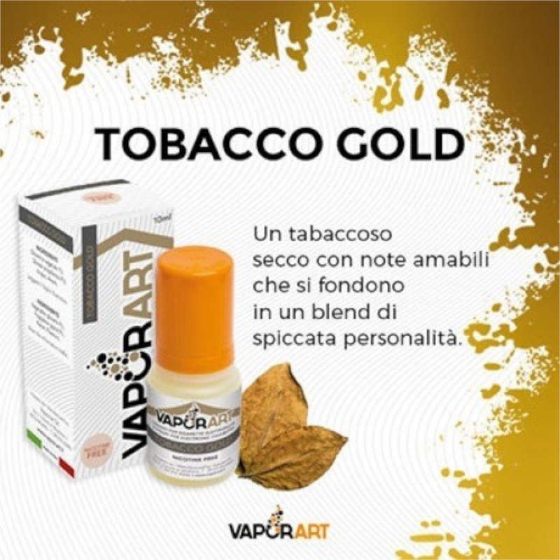 Vaporart Tobacco Gold - Liquido pronto per sigarette elettroniche