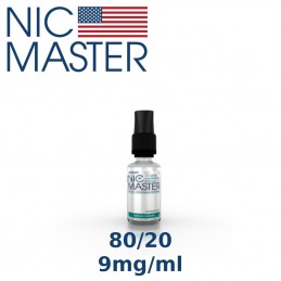 Basette nicotina Nic Master 80/20