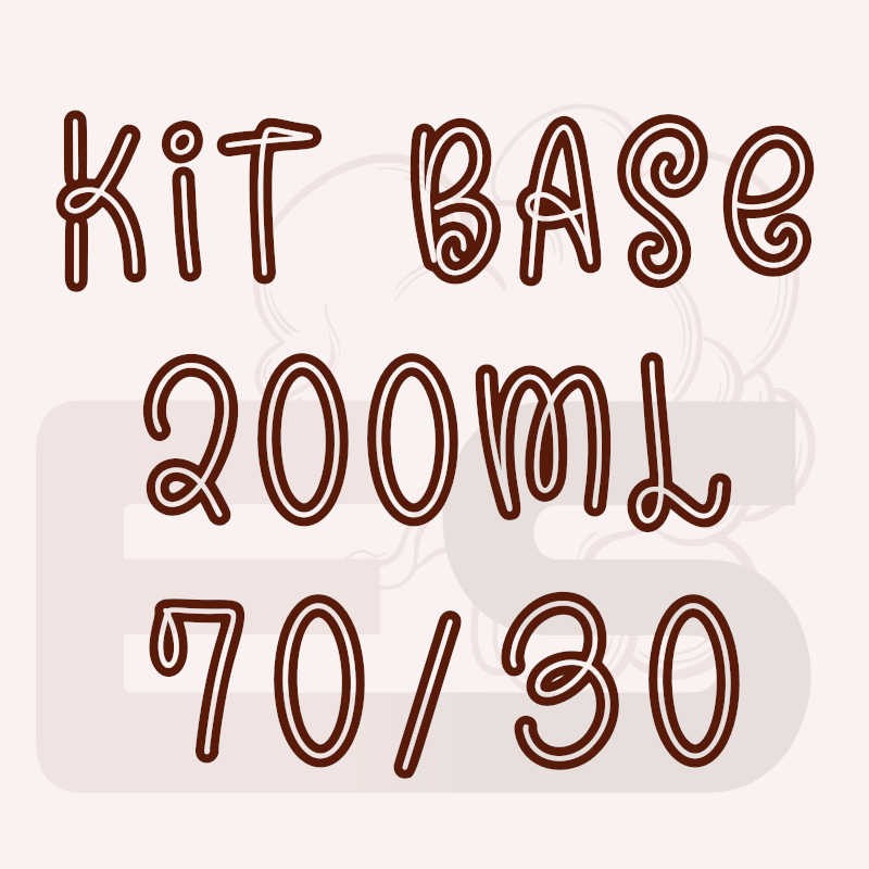 Kit 200ml base per sigaretta elettronica 70/30 con o senza nicotina