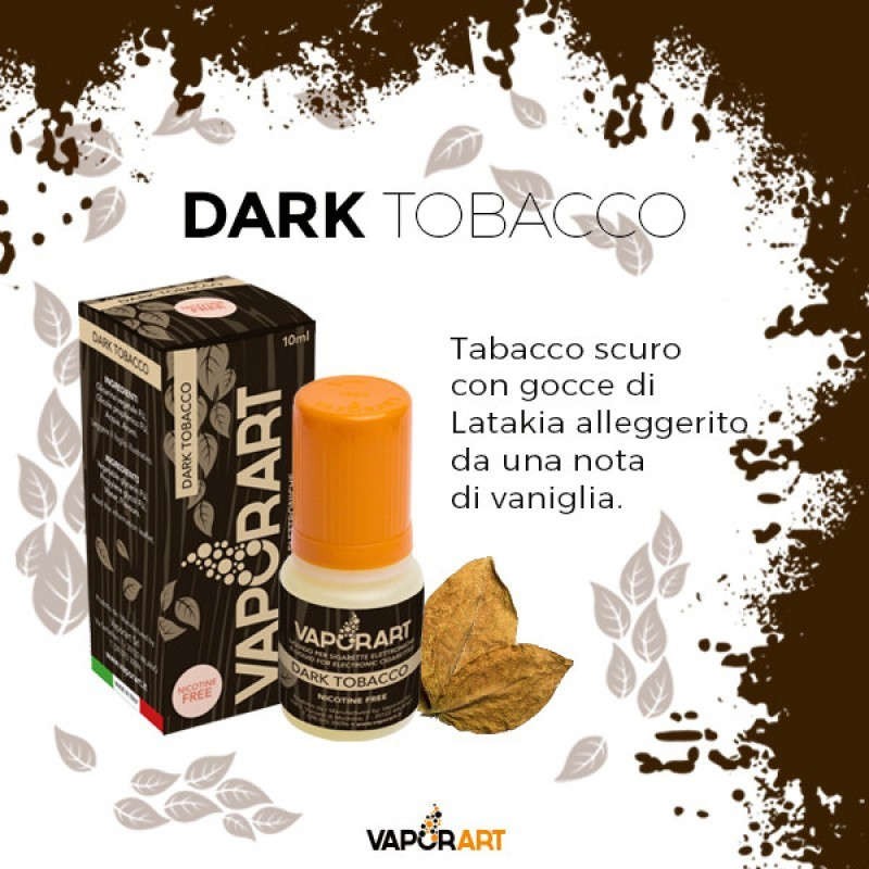 Vaporart Dark Tobacco - Liquido pronto 10ml per sigarette elettroniche
