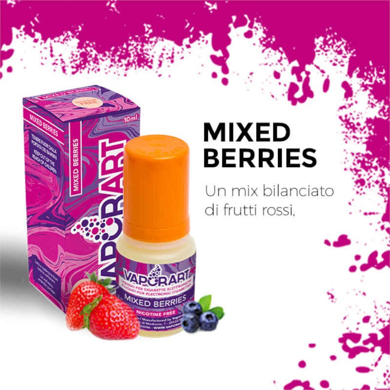 Vaporart Mixed Berries - Liquido pronto 10ml per sigarette elettroniche