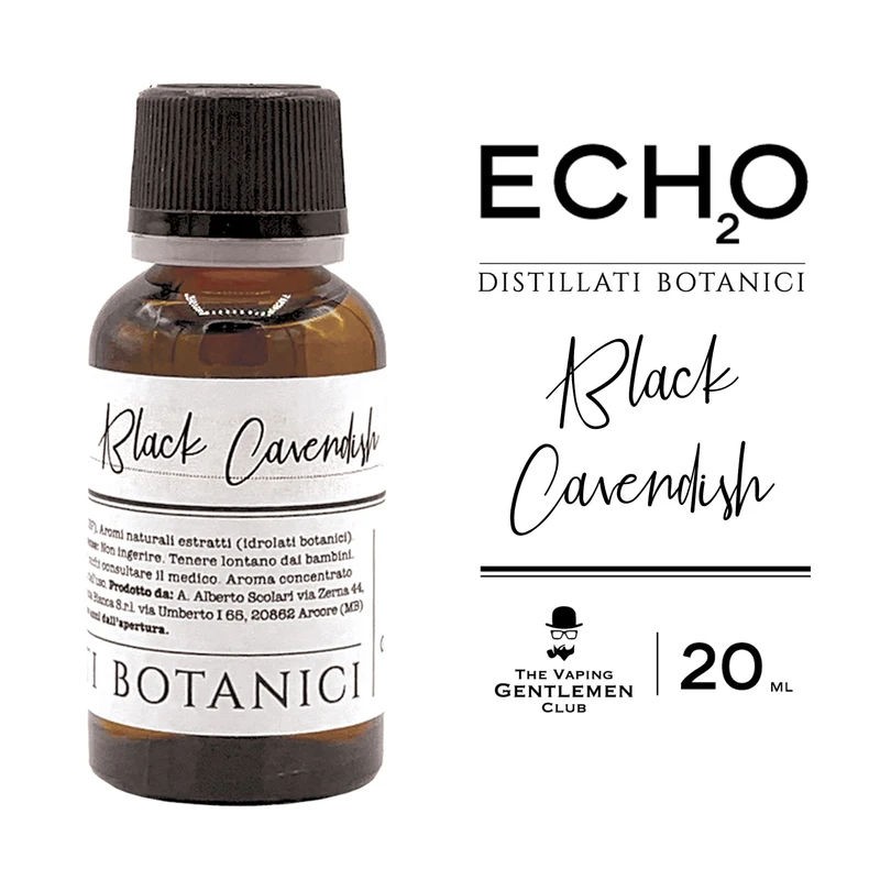 ECHO Black Cavendish 20ml Distillati Botanici - The Vaping Gentlemen Club