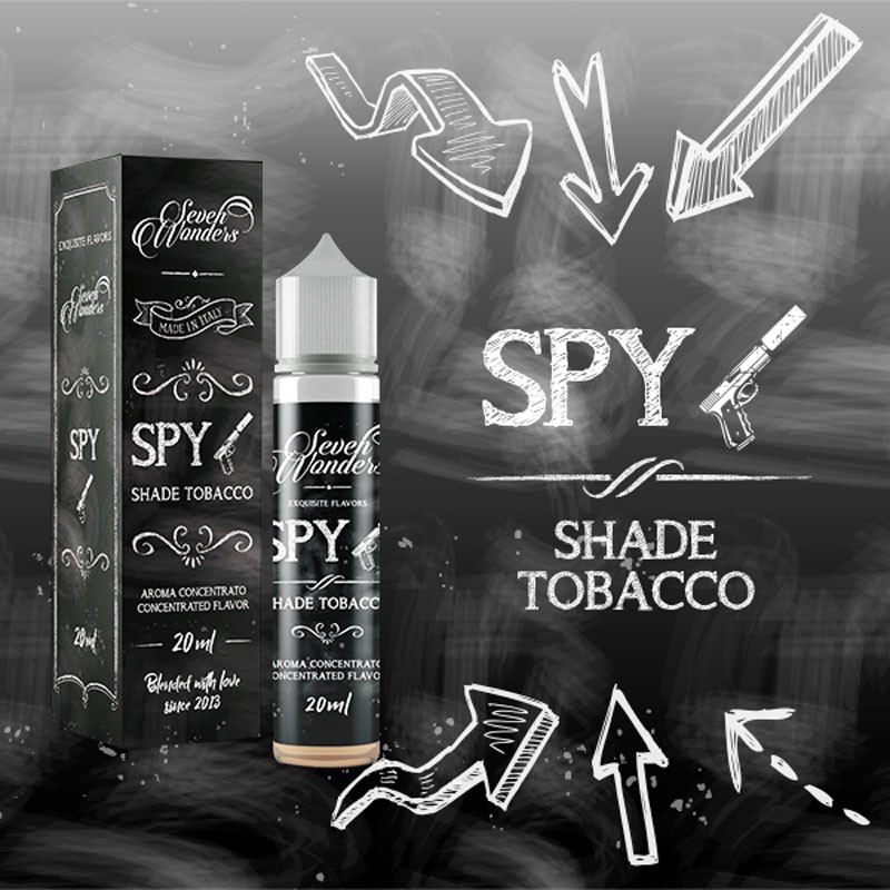 Spy Shade Tobacco 20ml Seven Wonders Aroma scomposto