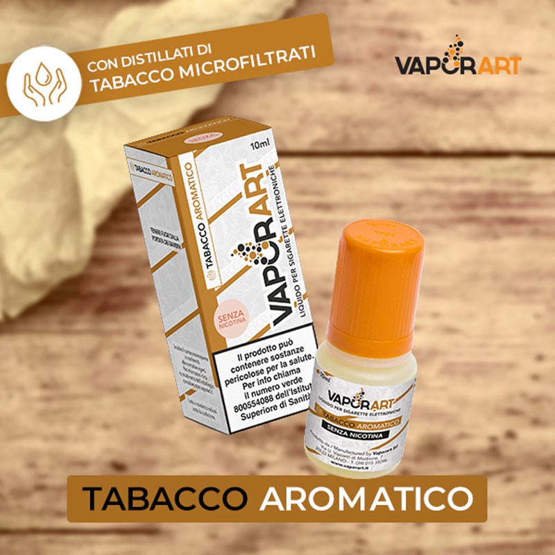 Vaporart Tabacco Aromatico - Distillati di tabacco microfiltrati