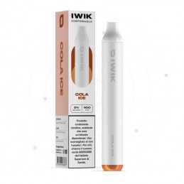 Iwik Cola Ice sigaretta elettronica usa e getta 600 puff - Kiwi Vapor