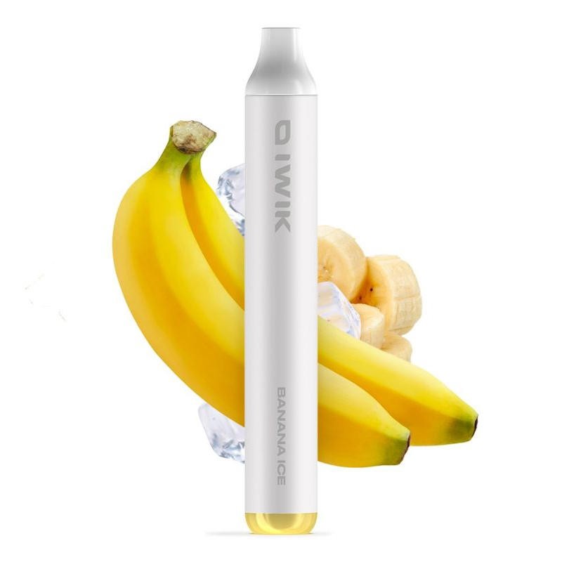 Iwik Banana Ice sigaretta elettronica usa e getta 600 puff - Kiwi Vapor