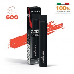 Vaporart Tabacco Vaniglia sigaretta elettronica usa e getta 600 puff