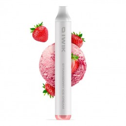 Iwik Strawberry Ice Cream sigaretta elettronica usa e getta 600 puff - Kiwi Vapor