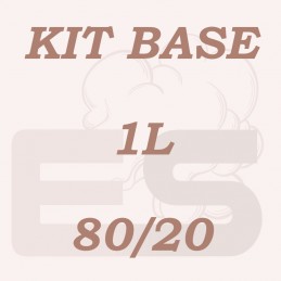 Kit 1L base per sigaretta elettronica 80/20 con o senza nicotina